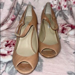 Tan Mary Janes